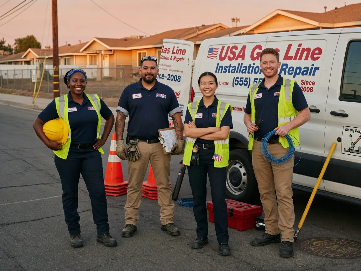 Gas Line Installation company in Quecreek, PA